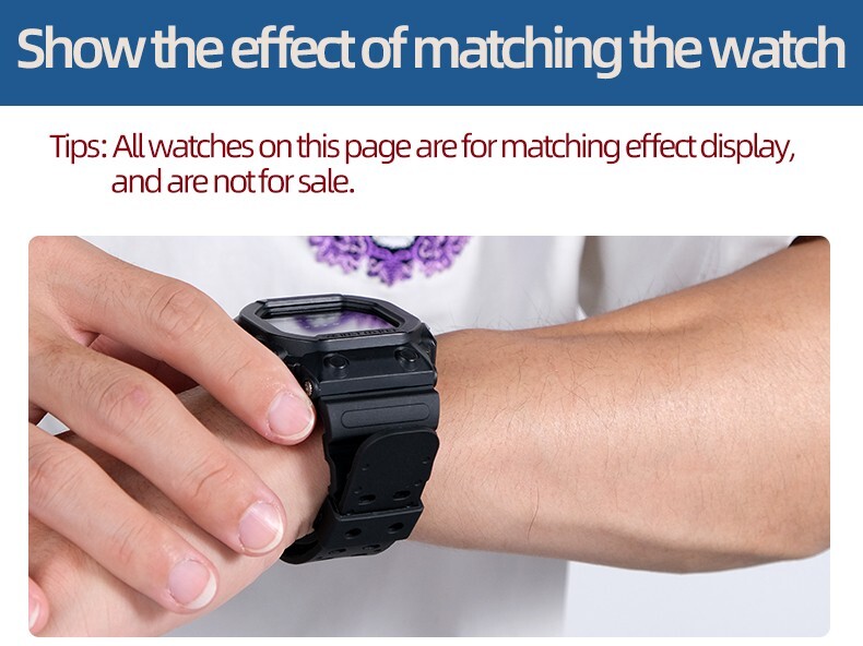 For Casio G-SHOCK GX-56BB GXW-56 TPU Sports Watchband for Men Waterproof Strap gallery