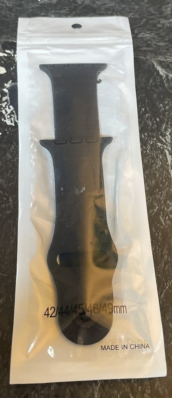 Black Watch Band 49MM Watch Not Included Adjustable to 42/44/45/46/49MM