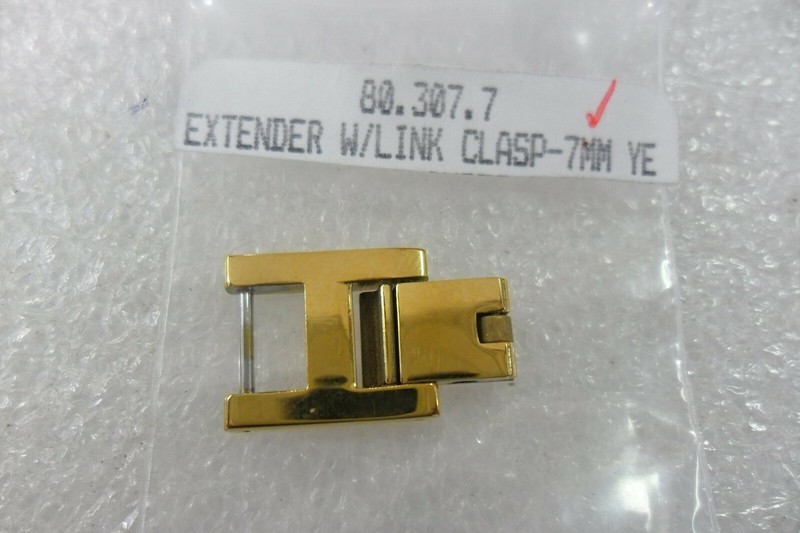 watch band extender,in gold tone color, stainless steel,7mm gallery