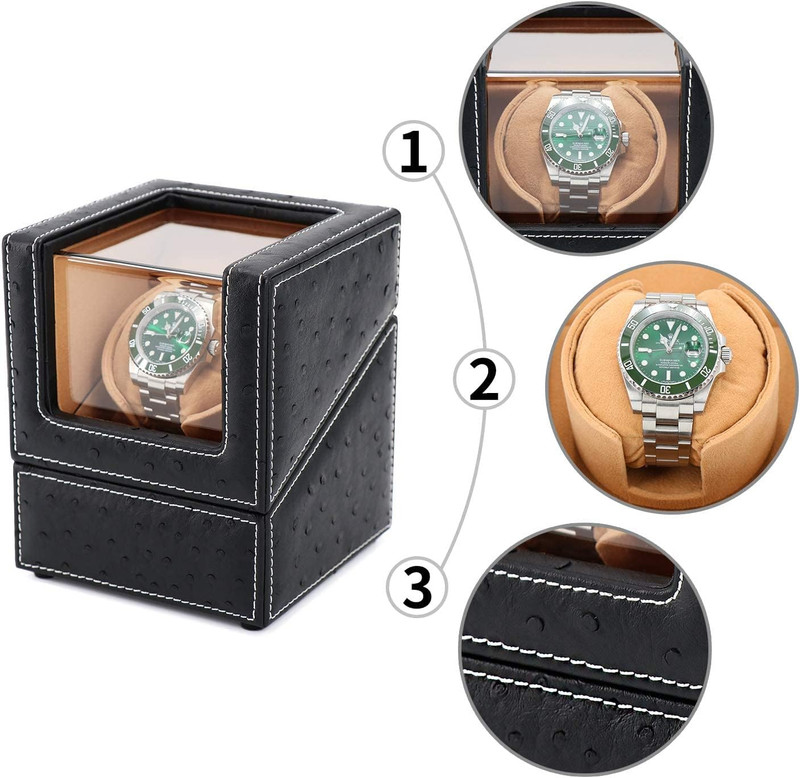Automatic Single Watch Winder for Rolex and Other Luxury Watches - Automatic Win gallery