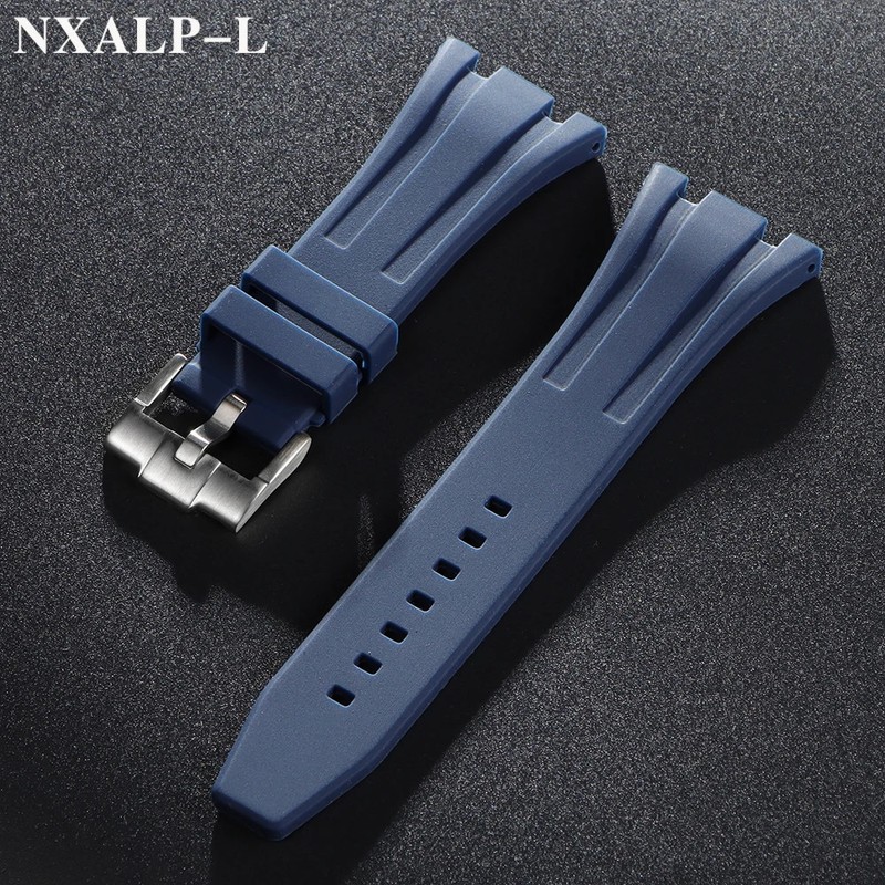 26mm 27mm 28mm 30mm Rubber Silicone Watch Band Strap for AP Royal Oak Offshore G