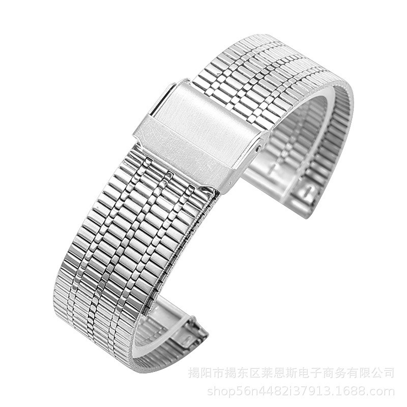 Quality 7 Beads Stainless Steel Watch Band Strap Mesh Metal Wristband 20mm 22mm