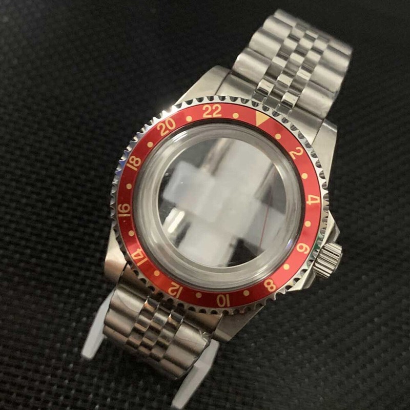Transparent Bottom Watch Case + Watch Strap 39.5MM For NH35/NH36 Watch Movement gallery