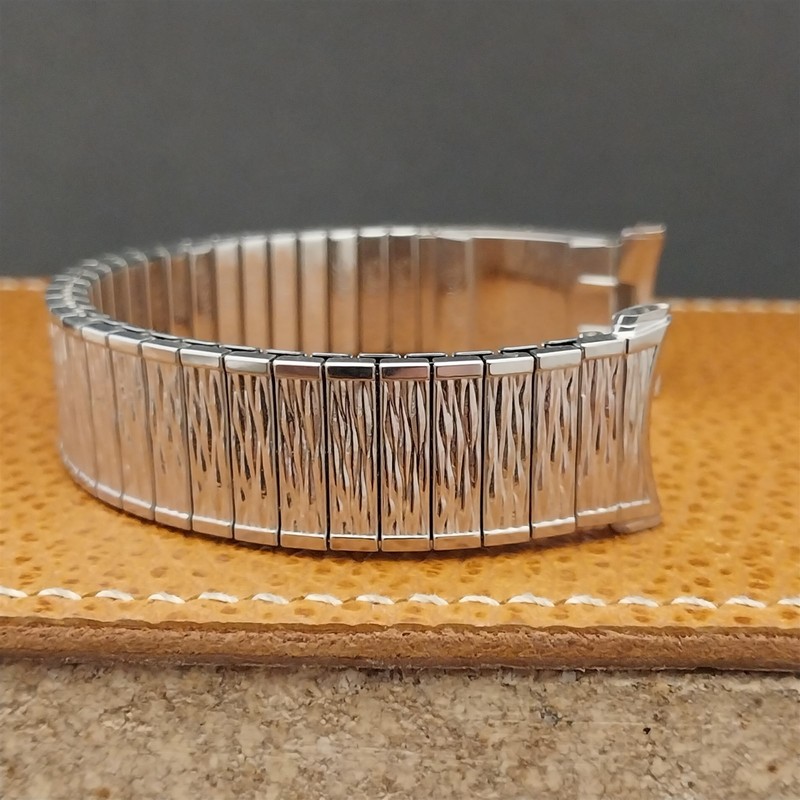 1970s Speidel Valencia Perpetual Calendar Stainless Steel Vintage Watch Band gallery