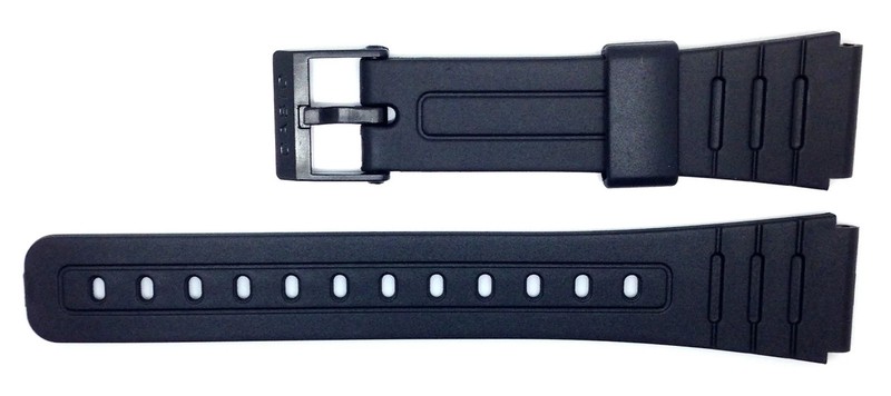 Original Casio Watch Strap for F-16W-1A, Part 71604002