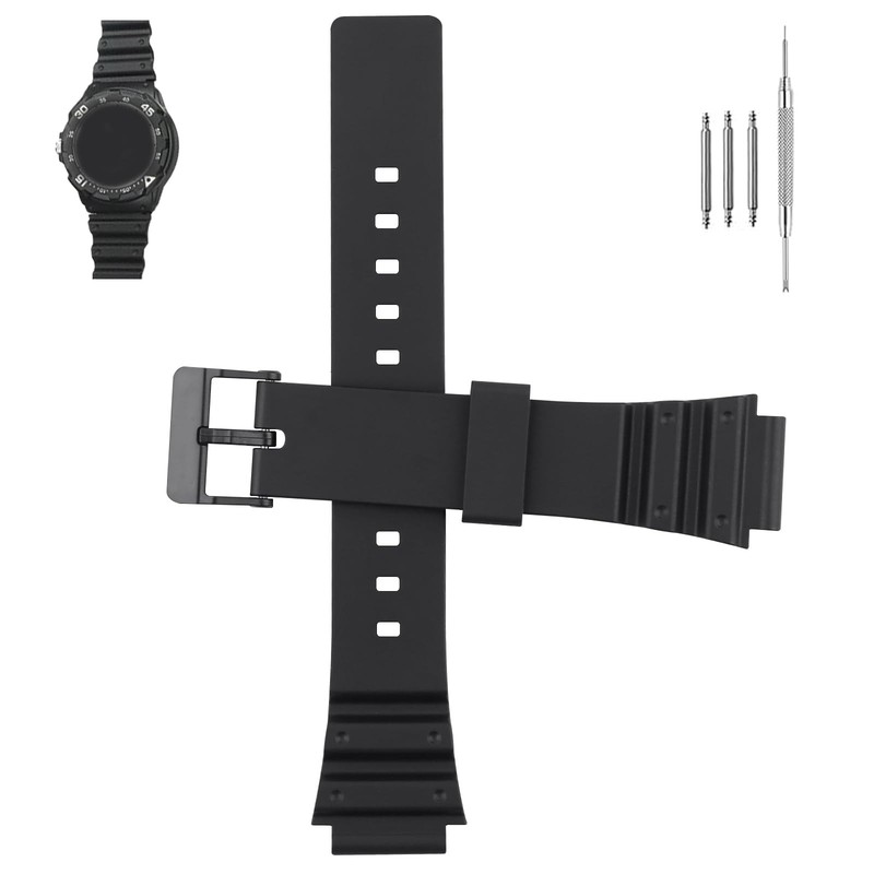 Men's Resin Watch Band Compatible with Casio 10393907 MRW-200H Outdoor Sports...