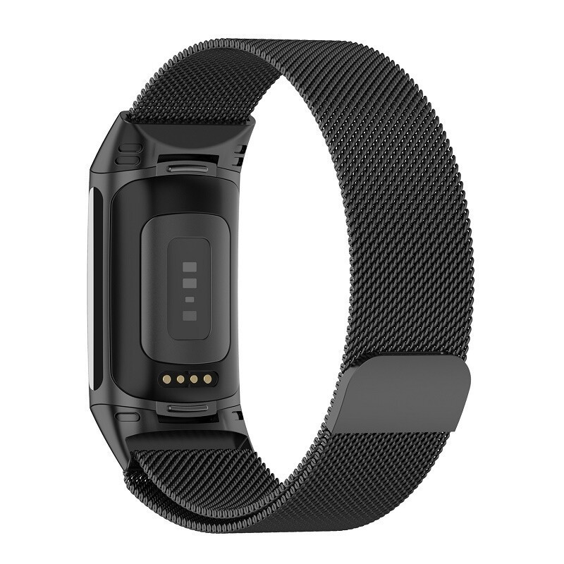 For Fitbit Charge 6 Replacement Strap Metal Milanese Magnetic Loop Steel Band gallery