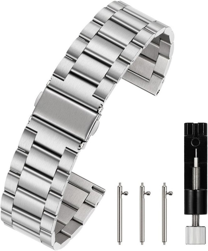 Quick Release Watch Strap Stainless Steel Replacement Band for Smartwatches gallery