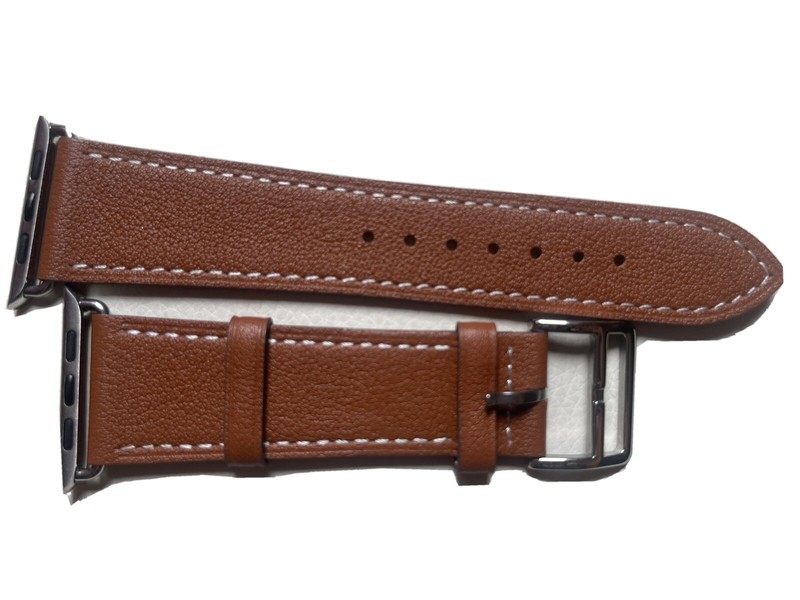 Cow Leather Apple Watch Band 42/44mm Wrist Strap Series 1 2 3 4 5