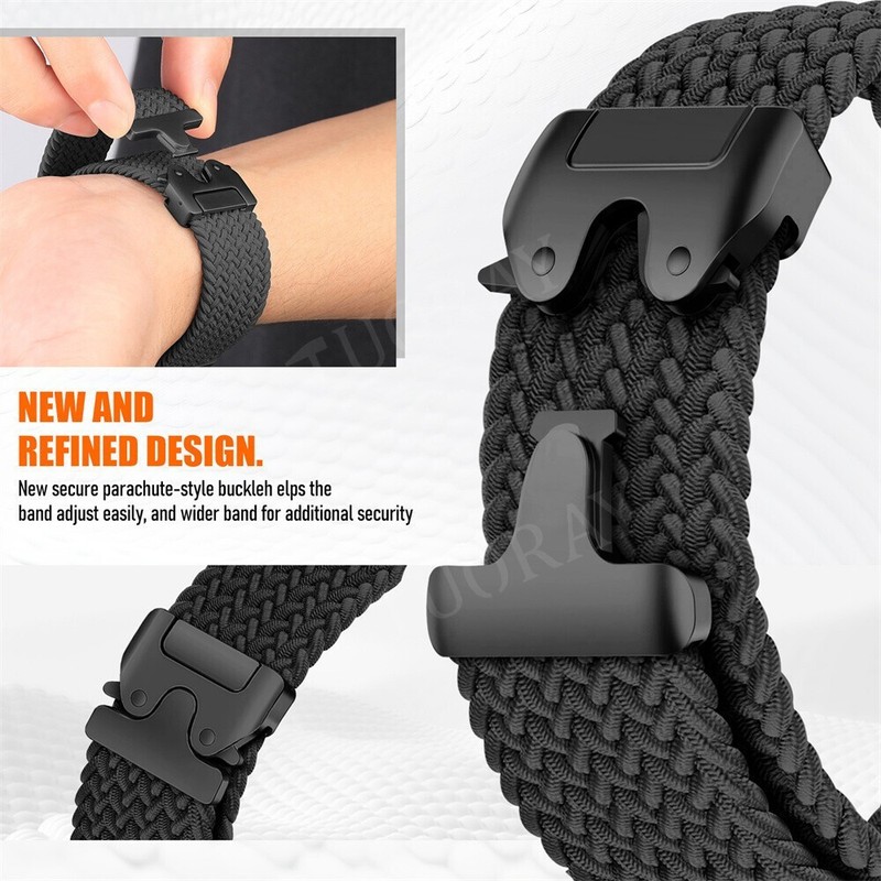 Braided Nylon Strap Watch Band For Google Pixel Watch 3 2 41mm 45mm Replacement gallery