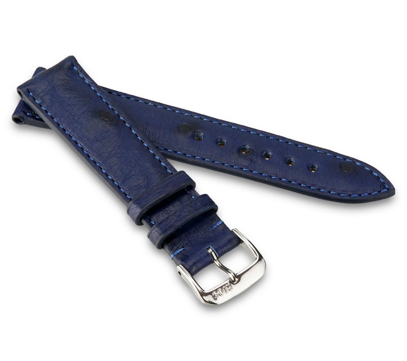 RIOS1931 20 MM X 18 MM Blue Ocean Genuine Ostrich Band "Maison (M) 114x82mm N gallery