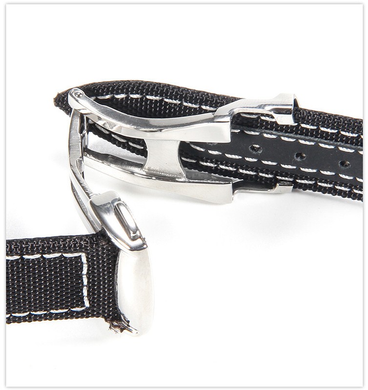Breathable Nylon Canvas Watch Band Strap Sport for Omega Seamaster 19/20/21/22mm gallery
