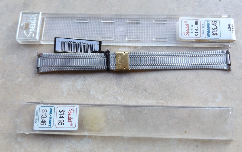 NEW NOS 18mm Speidel 1980s Yellow Gold Unused VTG Band STRAP gallery