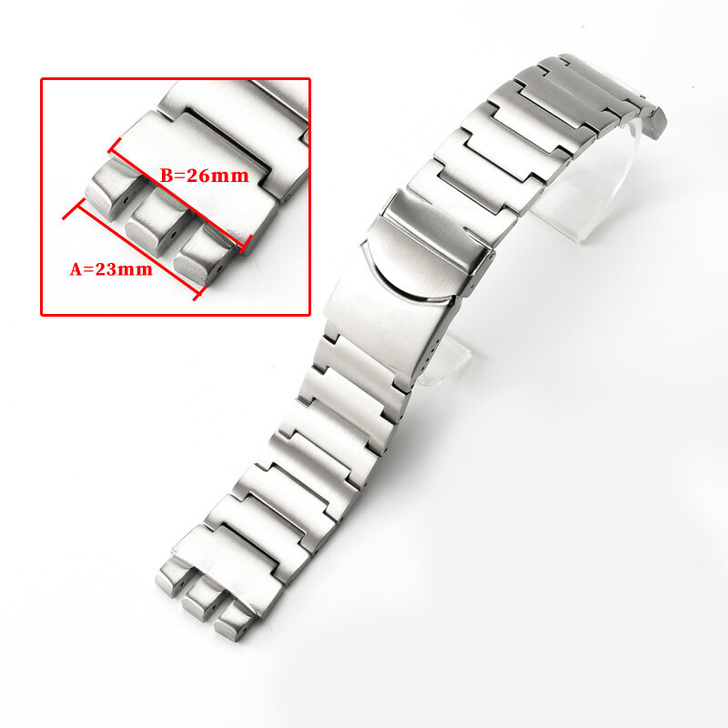 For Swatch YGS YAS Solid Stainless Steel Watch Band Straps Mens Metal Bracelet