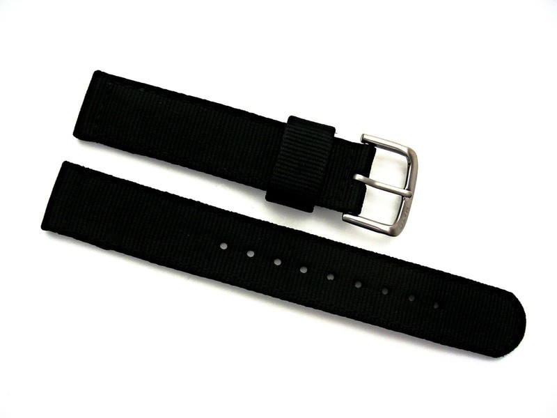 NATO® Two Piece Nylon WWII Ballistic Nylon Military Smart Watch Strap 2pc Combat gallery