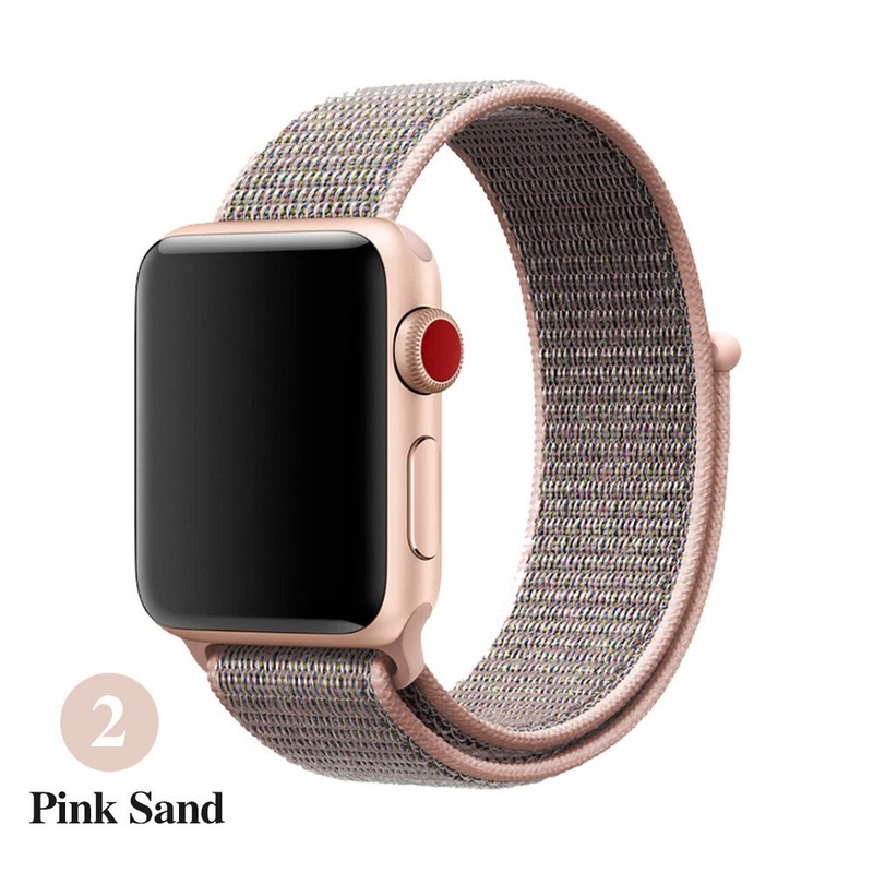 Woven Nylon Band For Apple Watch Sport Loop iWatch Series 4 3 2 1 38/42/40/44mm gallery