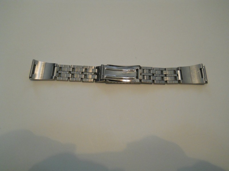 UNBRANDED 17MM MEN'S SS CLASP WATCH BAND 6 1/2 INCHES LONG gallery