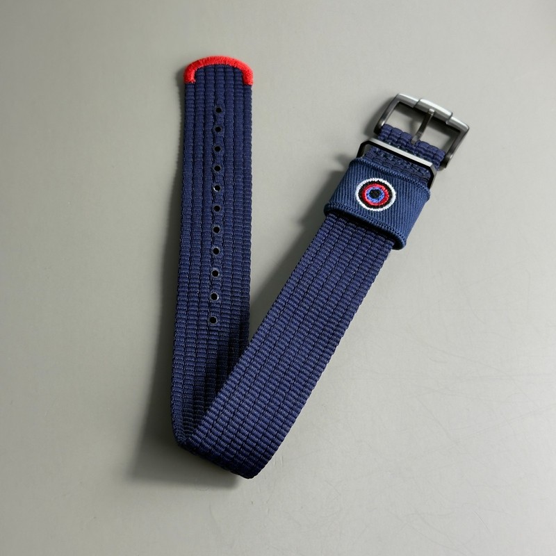 Limited Edition Nylon Watch Strap Tudor Pelagos FXD Red Bull Racing Blue 22mm