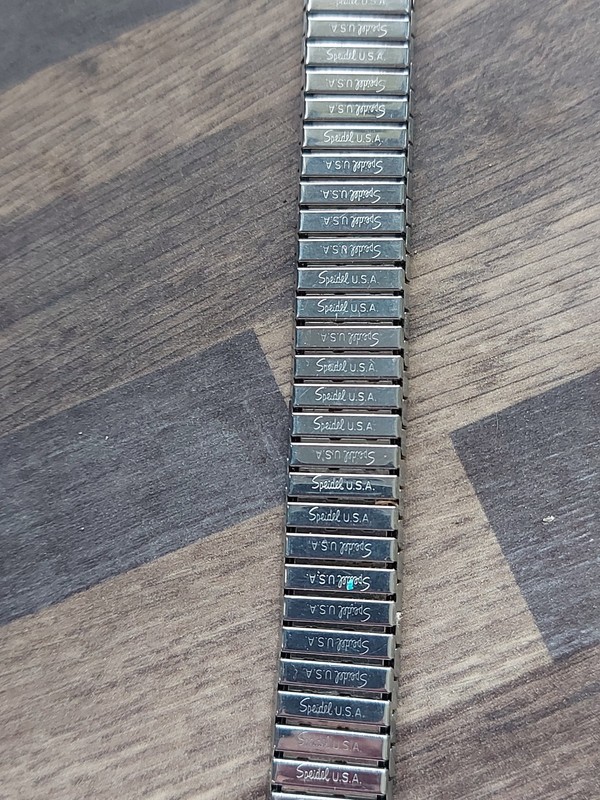 VINTAGE NICE CONDITION SPIEDEL EXPANDABLE 17 - 21MM STAINLESS -SPARES REPAIR gallery