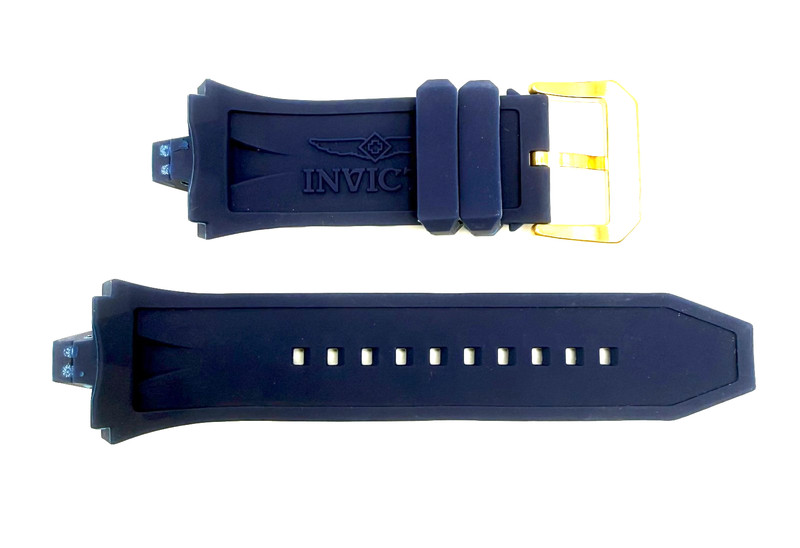 Authentic Invicta Excursion 18558 Blue Silicone 30mm Watch Band gallery