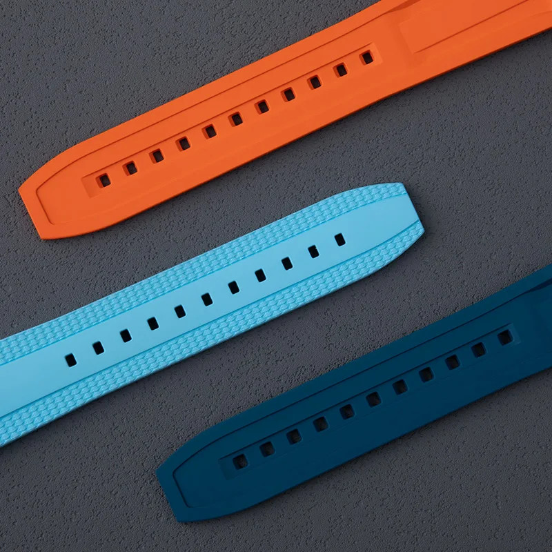 For Breitling Avenger Navitimer 20 22mm Fluorine FKM Rubber Watch Band Strap gallery