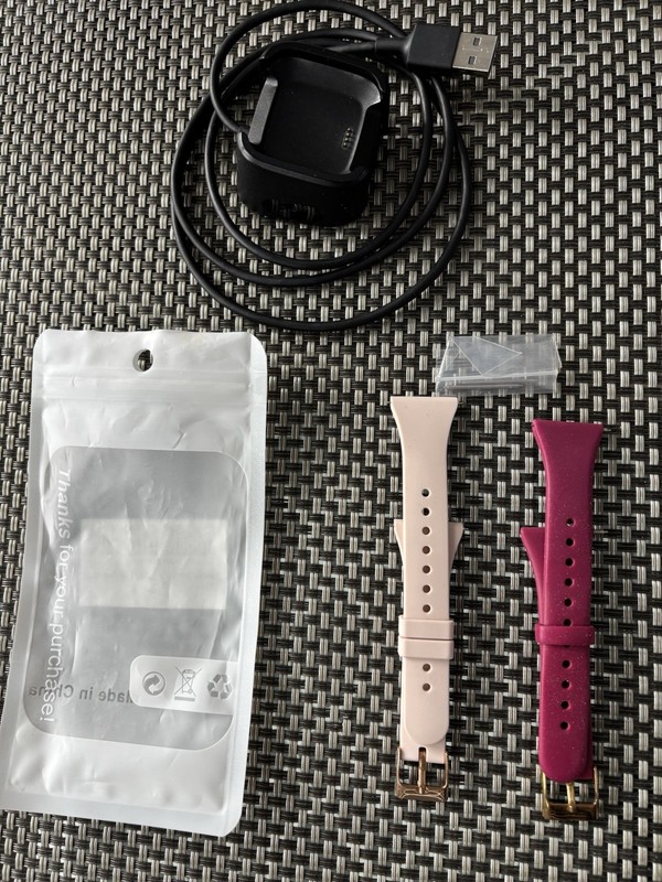 2 Fitbit Versa 2 watch bands And Charger