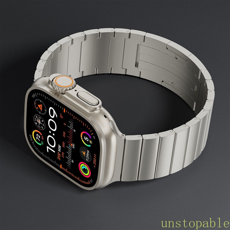100% Pure Titanium (Not alloy) iWatch Band Strap For Apple Watch Ultra 1 2 3 49m