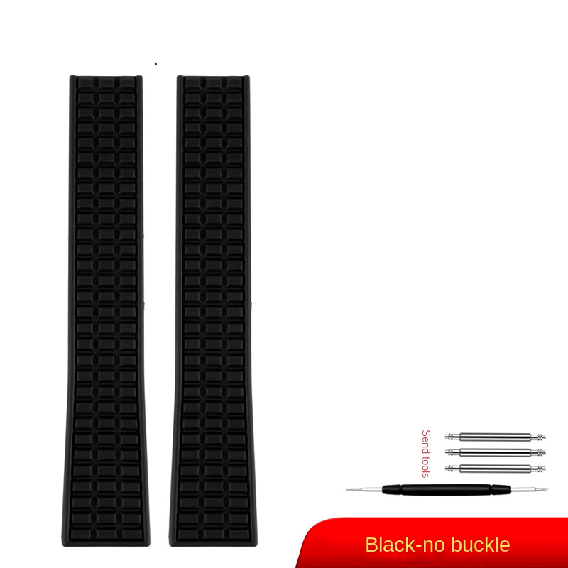 19mm FKM Rubber Watch Band Strap Fits Patek Philippe Aquanaut 5067A Models