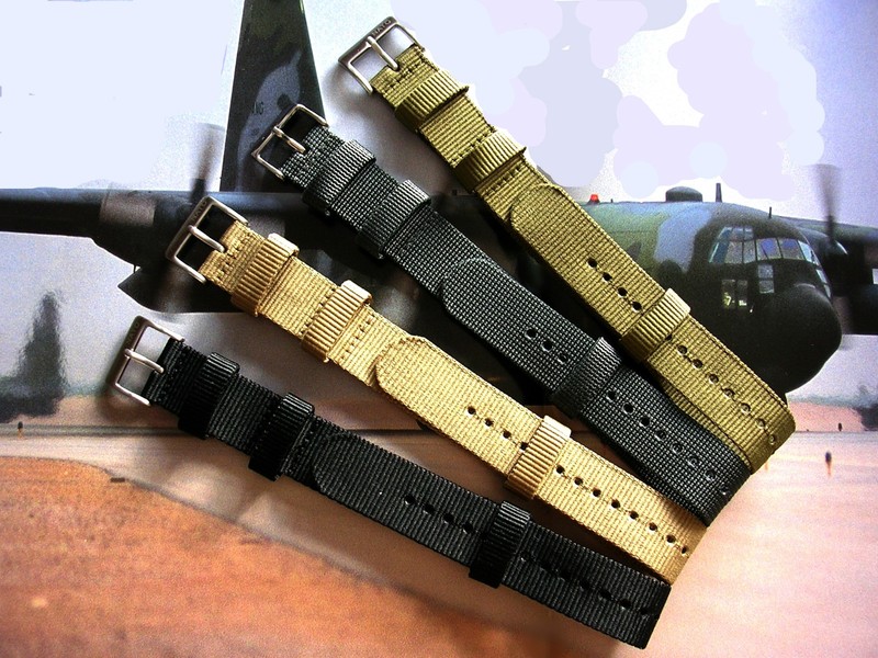 NATO G10® Aviator™ Military watchband Army Pilot strap Heavy Nylon IW SUISSE usa