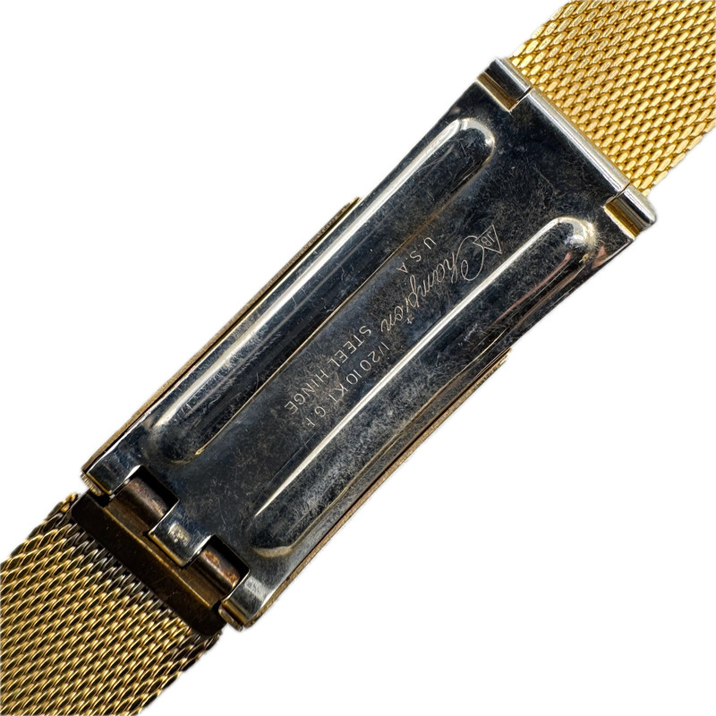 Vintage 20mm JB Champion Men's Wristwatch Band Steel & 10k GF Benrus Mesh gallery