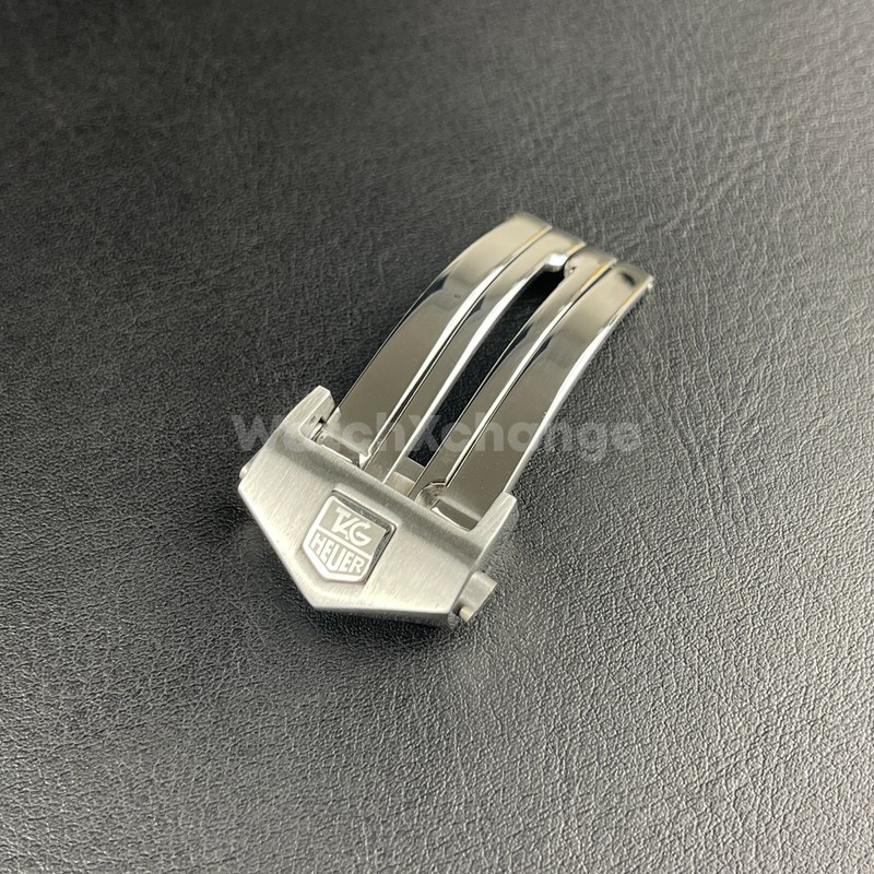 TAG Heuer Silver 18mm 20mm Stainless Steel Watch Buckle Double Button Clasp
