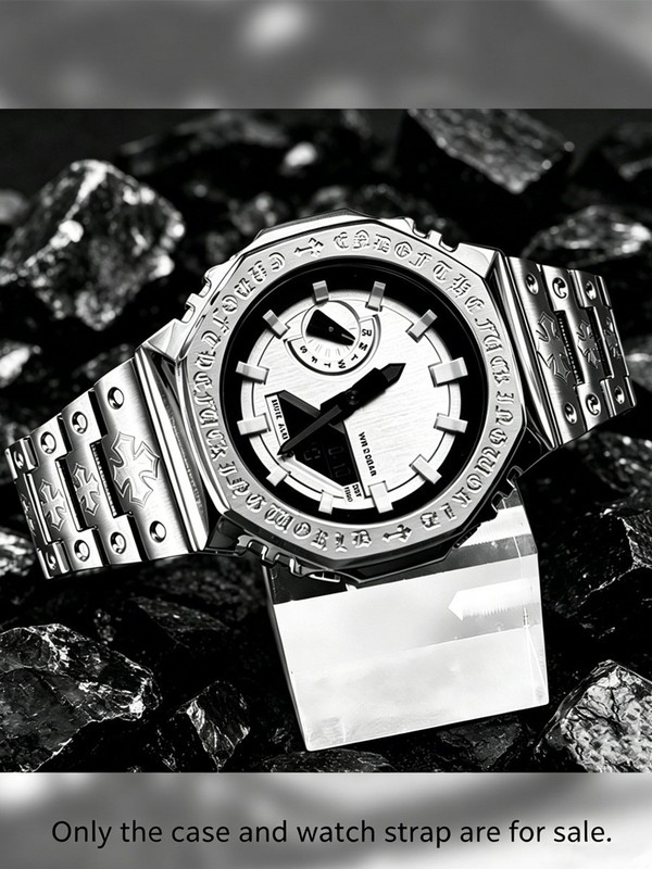 Stainless Steel Case Band Mod Kit Replacement For Casio G-Shock GA2100 GA2110