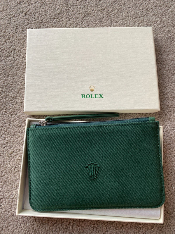 Authentic New in Box Rolex Watch Travel Pouch Case Box Watch Storage Cardholder