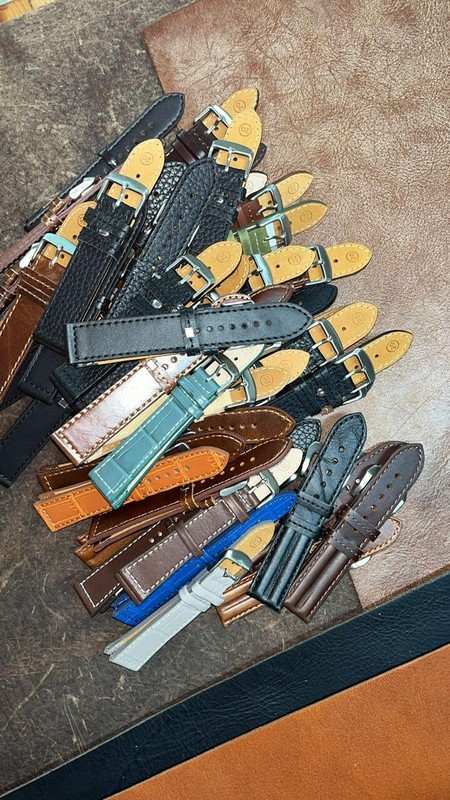 # 140 20mm Mixed Colour Leather Watch Strap 50pcs