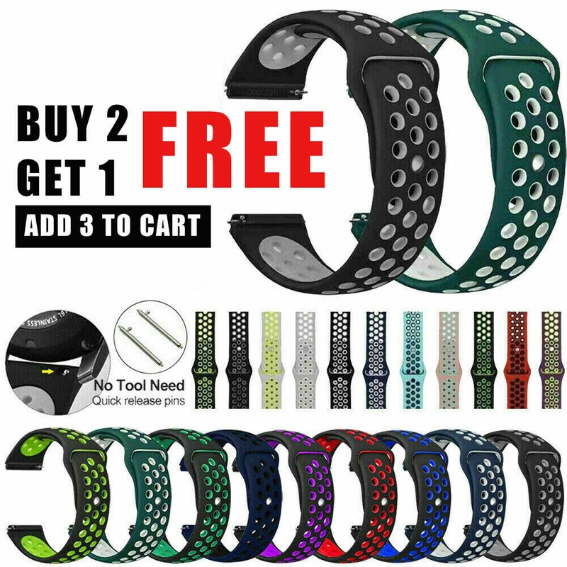 20mm For Garmin Approach S40 / D2 air Silicone Sports Band Wrist Strap Bracelet