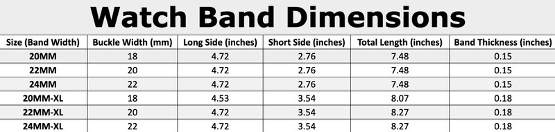 Bandini Distressed Leather Watch Band Strap, Black, Brown, Tan 20mm 22mm 24mm gallery