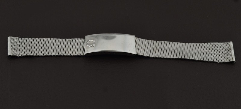 Vintage Omega Men watch knitting Bracelet Lug 18mm Long 16 cm