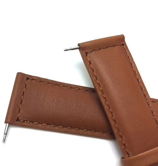 18mm-30mm Leather Watch Band Strap, Black,Tan, Brown for Citizen, Fossil & More gallery