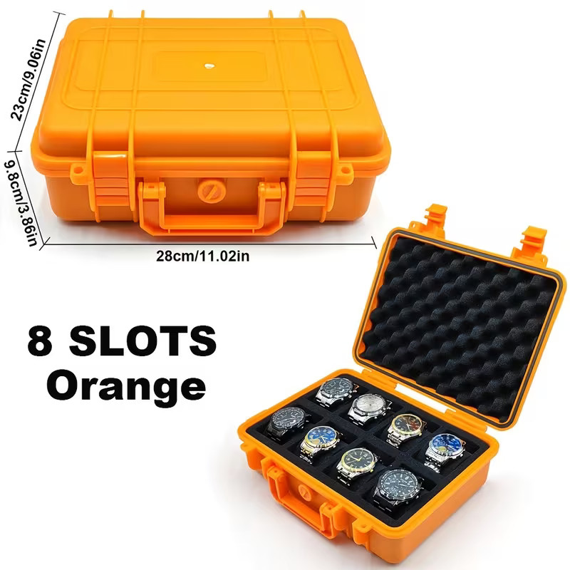 Portable Watch Storage Box Collector Travel Wrist Watch Organizer Case Holder gallery