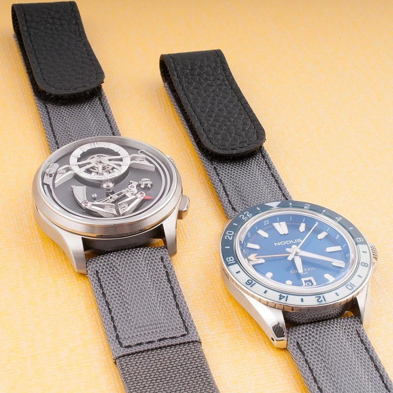 Hook and Loop Elastic Parachute Watch Strap Band Nylon Replacement Seiko Citizen gallery