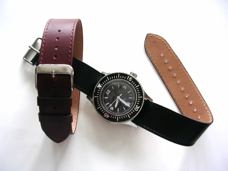 1pc RAF Military Bomber Pilot leather Bund nato utc watch band strap IW SUISSE