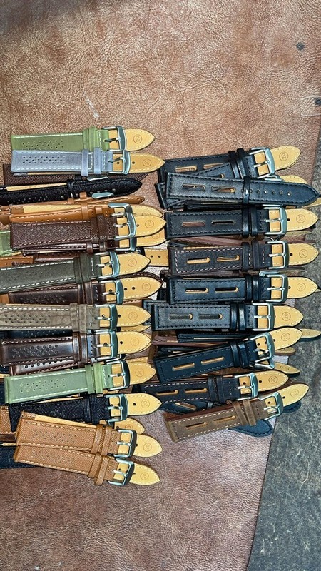 Model : 4647 20mm WHOLESALE 50pcs Mix Colour Leather Watch Strap Band