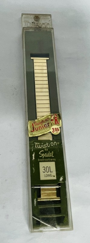 Twist-On By Speidel Stretch Bracelet Vintage Watch Band 30L Missing Pins