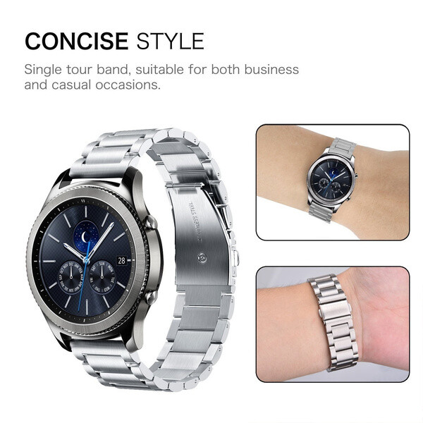 Metal Strap Watch Band Steel Bracelet For Samsung Galaxy Watch 42/46mm Gear S3 gallery