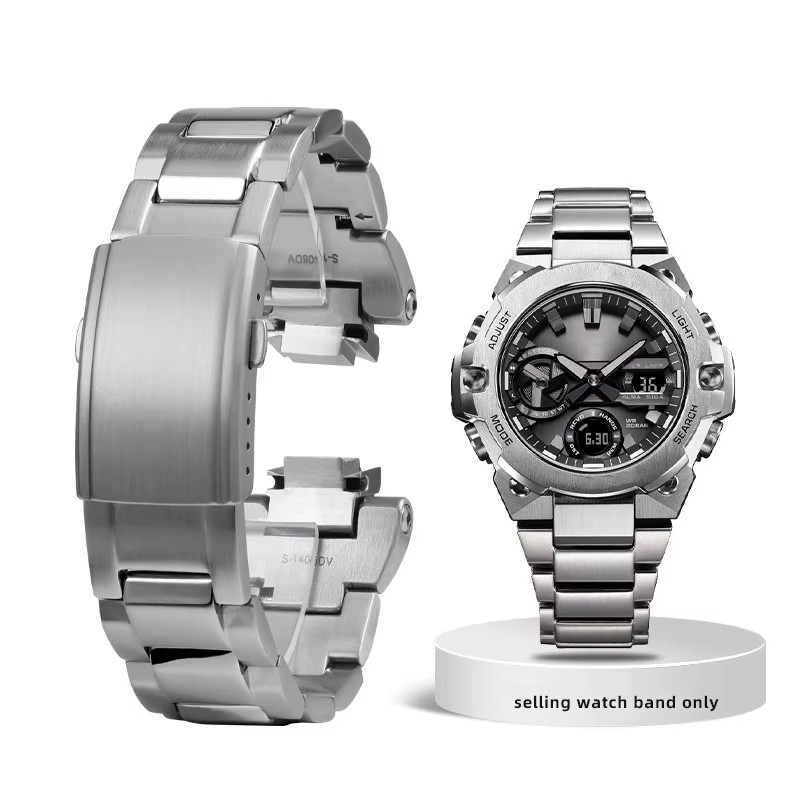 For G-SHOCK Casio GST-B400 Stainless Steel Watch Band Braceet Bracelet Replaceme