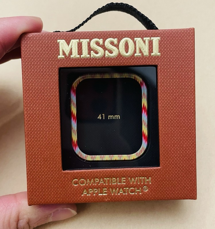 NEW Missoni Zigzag 41mm Apple Watch Cover MULTI