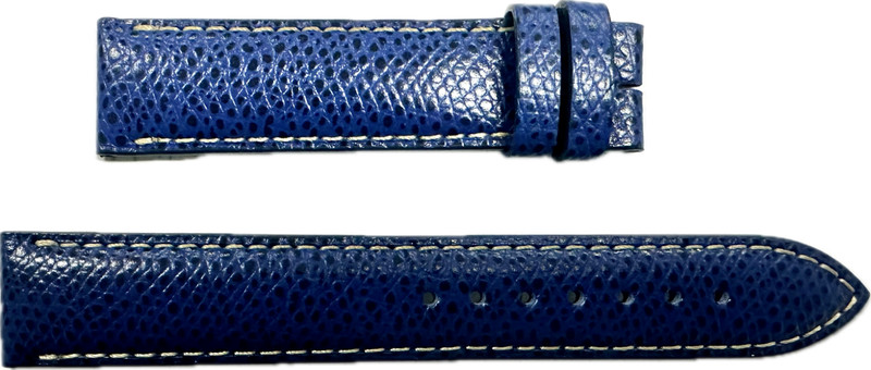 Montblanc 17 mm x 16 mm Blue Watch Leather Band Strap Genuine New F