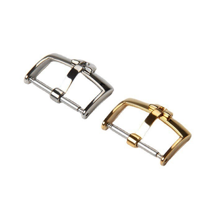 New 14mm 16mm 18mm 20mm Stainless Steel Watch Strap Buckle For Omega Silver gallery