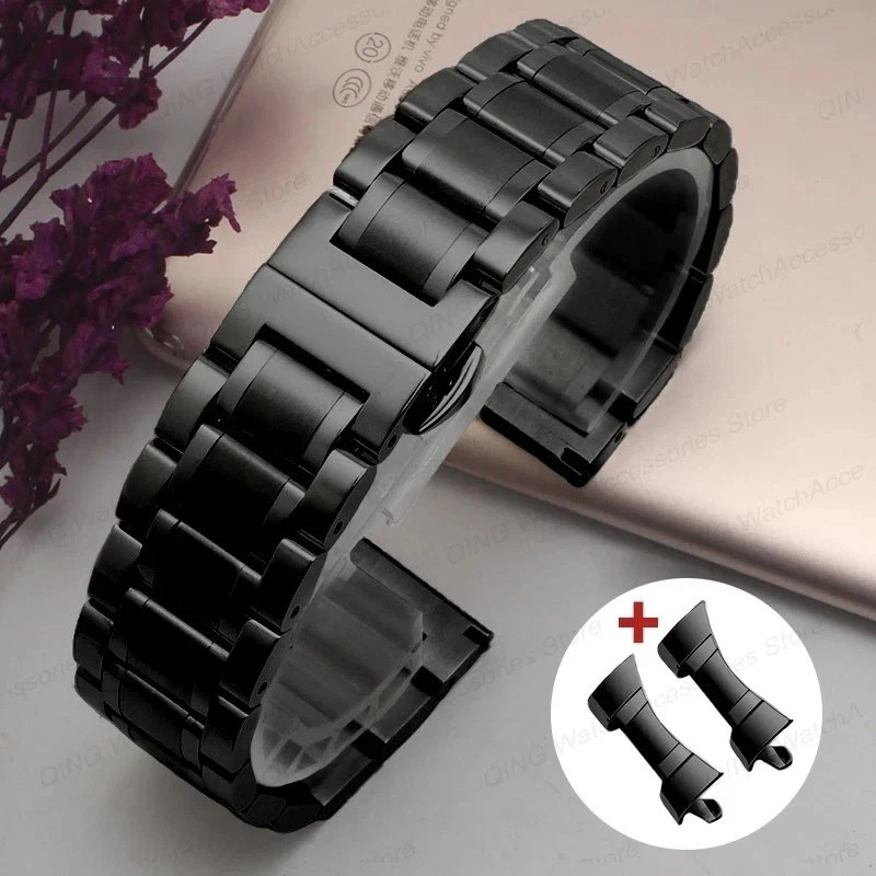 High Quality solid Stainless Steel watch Strap mens metal Bracelet 13 18 20 22mm