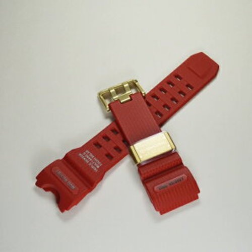 CASIO Genuine Band G-SHOCK GWG-1000GB Wrist Watch Parts Red Color Urethane